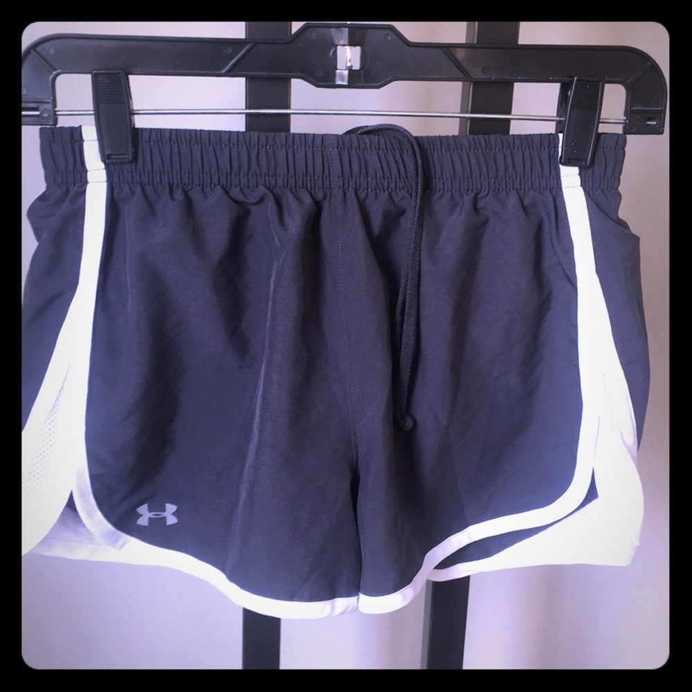 Grey Under Armour running shorts